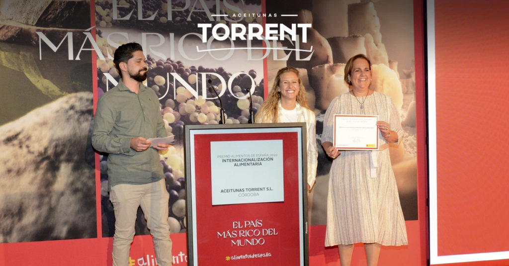 Blanca Torrent recibe el premio Alimentos de España