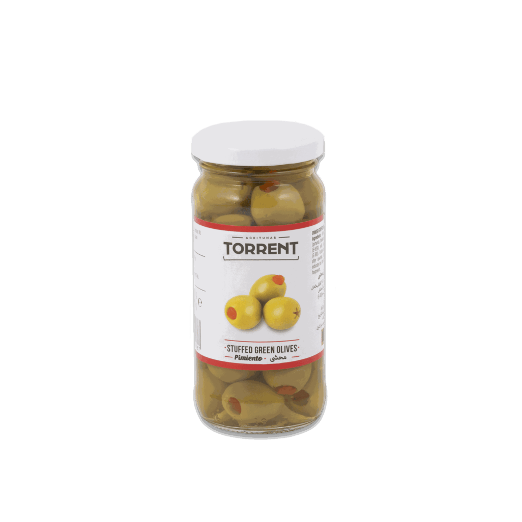 envase de aceitunas con formato 12 par