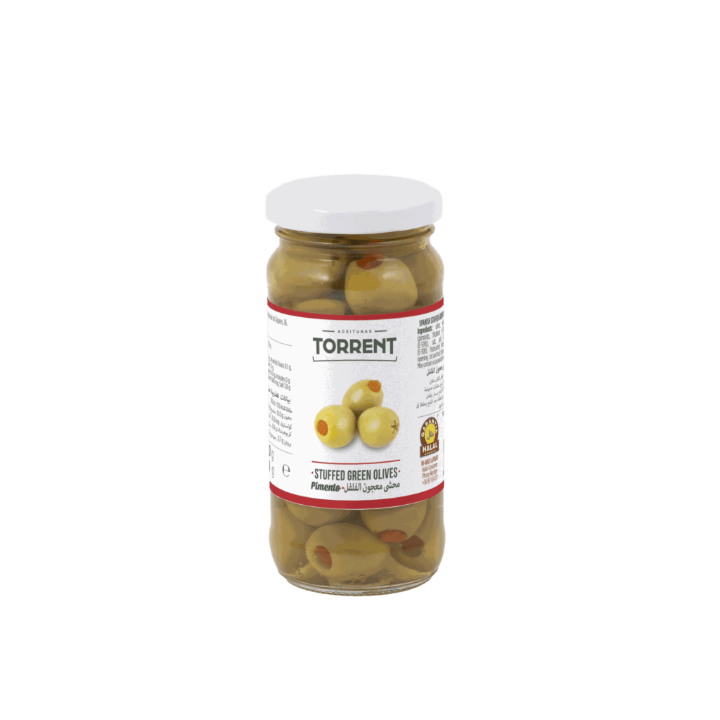 envase de aceitunas con formato 8 par