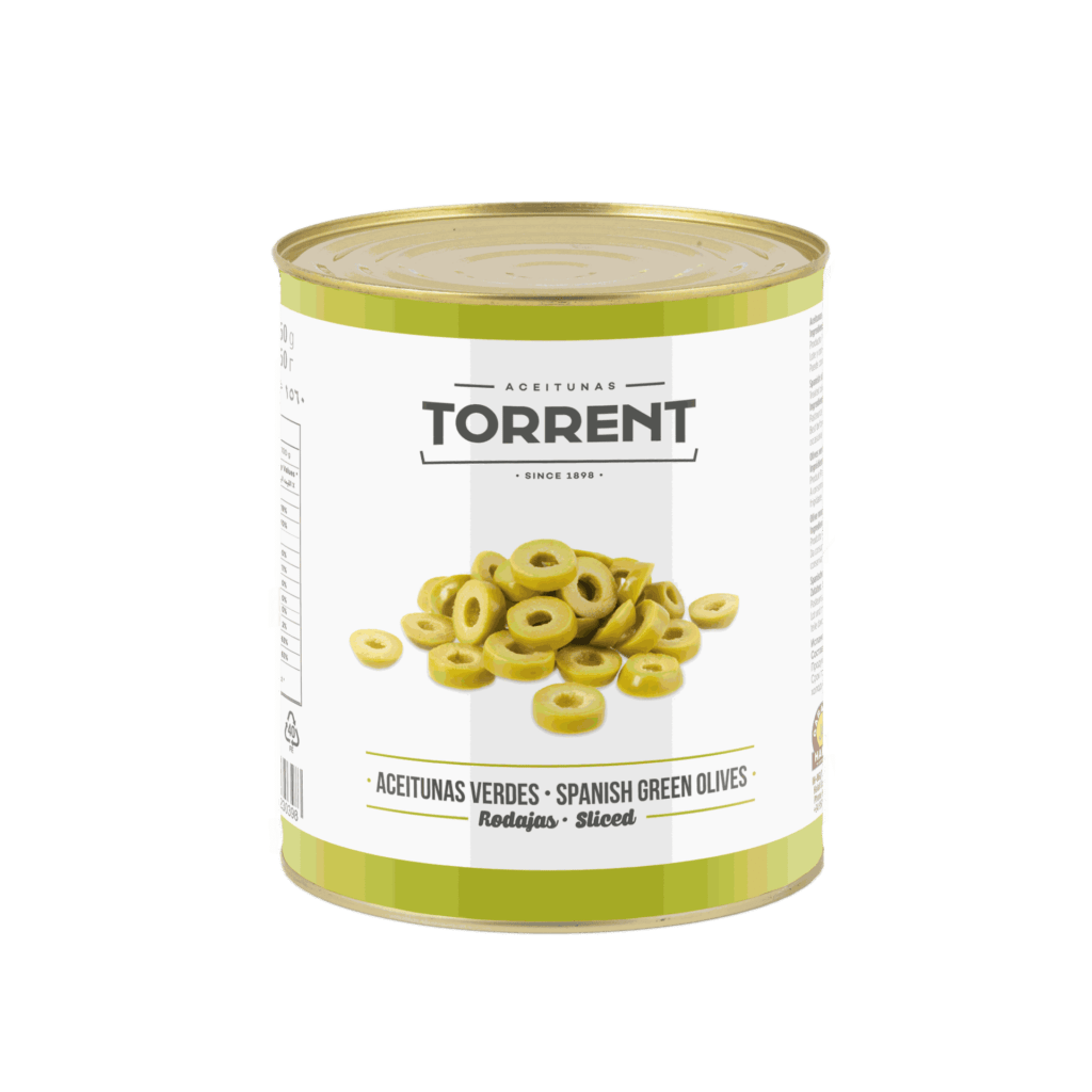 envase de aceitunas con formato A 10 VRO