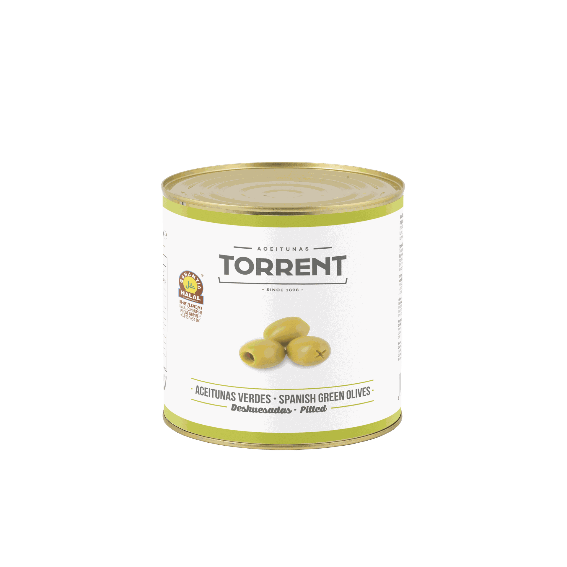 envase de aceitunas con formato A10C VD