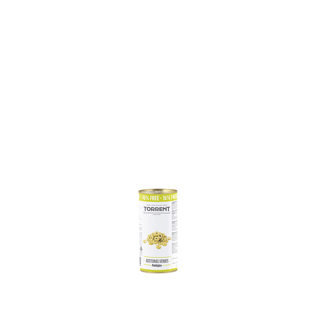 envase de aceitunas con formato 12 onzas superlong