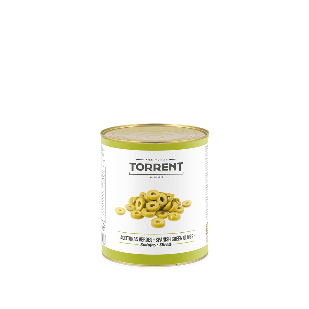envase de aceitunas con formato A 10