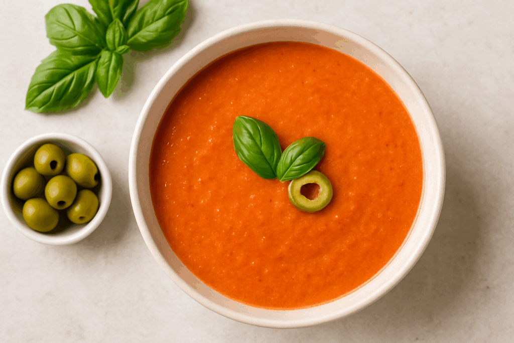 Gazpacho de Aceitunas Verdes