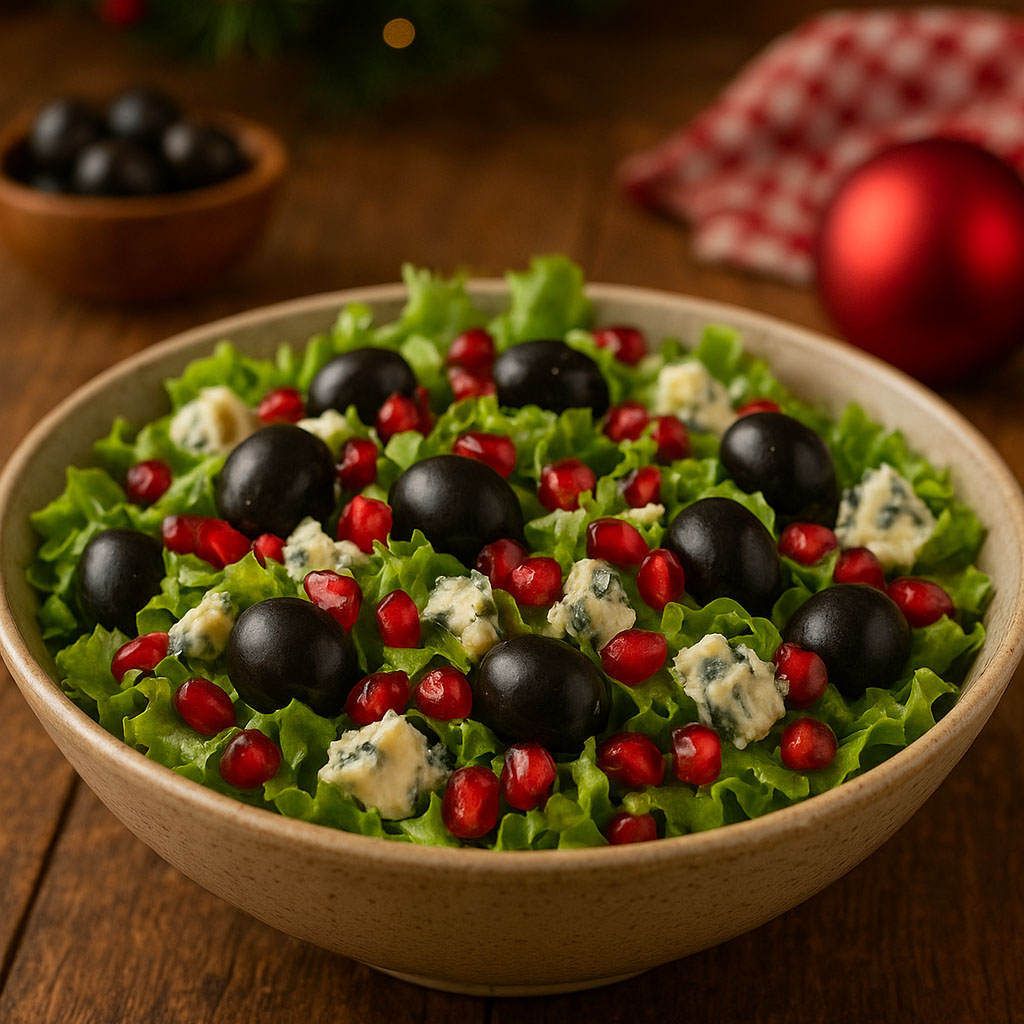 Ensalada navideña con Aceitunas Torrent